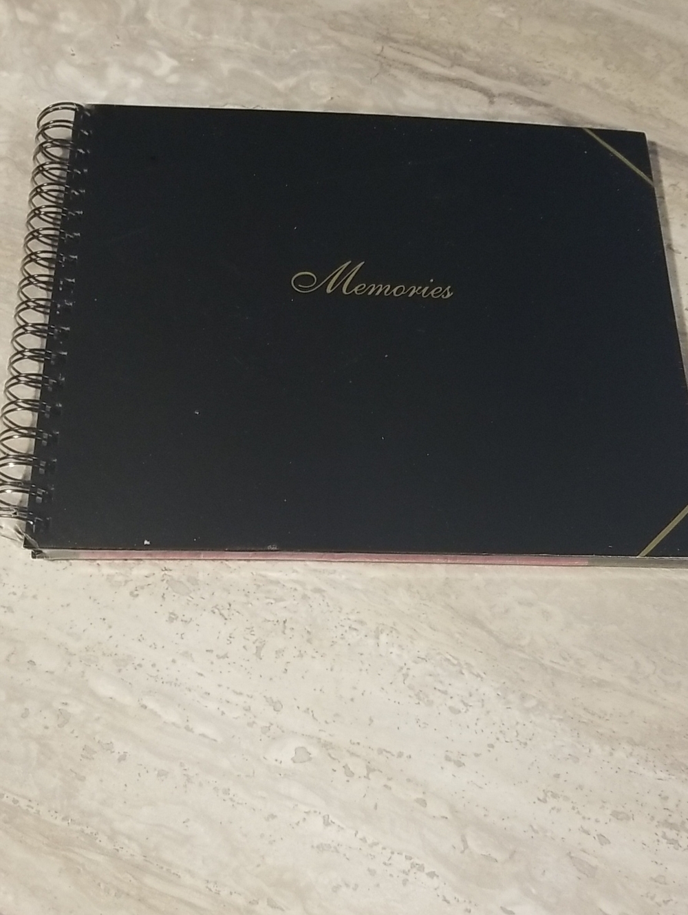 Memories Spiral Photo Album 9x11 - Black